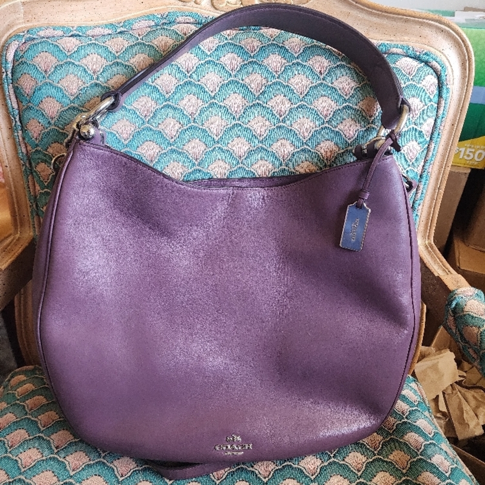 Coach Hobo Purple Women's Bag